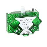 Schneider Electric Contact Block for Industrial Machinery, Fits 30mm Diameter Cutouts, Spring Return, 1NO (9001KA2)