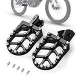 IUVWISN Electric Dirt Bike Wider Foot Pegs Footpegs CNC for Surron Sur Ron LBX ERide Pro SS 2.0 3.0 E-Ride Pro SR/S 79Bike Falcon GT Ventus One Talaria Sting MX3/R MX4 Black