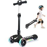Electric Scooter for Kids Ages 3-12, 3 Adjustable Heights, 5MPH Safe Speed