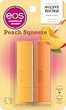 eos Flavor Lab Secret Menu Lip Balm - Peach Yuzu, Limited-Edition, Moisturizing, Hydrating for Dry Lips, Variety Pack, 0.14 oz, 2-Pack