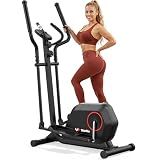 Elliptical Machine, Elliptical Exercise Machine for Home with Hyper-Quiet Magnetic Driving System, Elliptical Trainer with 15.5IN Stride, 14 Resistance Levels, 300LBS Loading Capacity