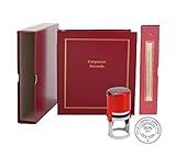 Corporate Kit (Red) - Binder, Slipcase, Minutes & Bylaws, Stock Certificates, Index Tabs & Red R-542 Self-Inking Corprate Seal Stamp