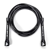 Elite Jumps 6mm PVC Jump Rope, Adjustable Skipping Rope, Black