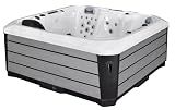 Comfort Hot Tubs - Hot Tub Spa - Seats 5-6 People - 51 Jets – Standard Heavy Duty Flip Cover, Water Fountains, Ozonator, LED Lights, Headrests, and More