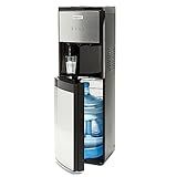 Igloo Bottom Loading Water Cooler – Hot, Cold, & Room Temperature Dispenser – Stainless Steel, Holds 3 & 5 Gallon Jugs, Child Safety Lock – for Homes, Kitchens, Offices, Dorms