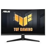 ASUS TUF Gaming 27” 1080P Curved Monitor (VG27VQ3B) – Full HD, 180Hz, 1ms, Extreme Low Motion Blur Sync, FreeSync, 1500R Curvature, Eye Care, 90% DCI-P3, DisplayWidget, 3 yr Warranty