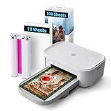 HP Sprocket Studio Plus 4x6 Instant Photo Printer – 118 Sheets & Cartridge Bundle - Wireless, Wi-Fi, Premium Dye Sublimation - Vibrant Color Pictures - Editing App for Fun, Creative Photos