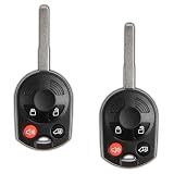 2X KeylessOption Key Fob Replacement for 2015 2016 2017 2018 2019 2020 Ford Transit Remote, 4-Button OUCD6000022, Programming Guide Included