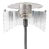 Smokitcen Adjustable Heat Focusing Reflector for Round Natural Gas and Propane Patio Heaters