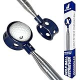 Josongslax Golf Ball Retriever Telescopic for Water, GolfBall Grabber Tool, Golf Accessories Gifts for Men, Women & Golfers, Golf Balls Picker with Stainless Steel Shaft&Non-Slip Rubber Grip(9FT)