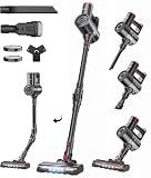 RONEAIR Cordless Vacuum Cleaners for Home,40Kpa 45Mins Self-Standing Vacuum Cleaner Cleans Under Furniture Without Bending,Powerful Stick Vacuum Cordless for Pet Hair,Hard Floors,Carpets,Car
