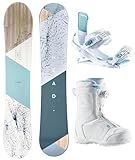 2025 HEAD Jade Women's Snowboard Package Bindings BOA Boots - Board Size 143 cm (Boot Size 8)