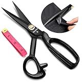 Fabric Scissors Professional, 8" Heavy Duty Sewing Scissor for Fabric Cutting, Tailor Sharp Sewing Shears for Cutting Leather craft Home Office Students Artists Dressmakers