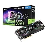 PNY NVIDIA GeForce RTX™ 5070 Epic-X™ ARGB OC Triple Fan, Graphics Card (12GB GDDR7, 192-bit, Boost Speed: 2685 MHz, SFF-Ready, PCIe® 5.0, HDMI®/DP 2.1, 2.4-Slot, Blackwell Architecture, DLSS 4)