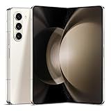 SAMSUNG Galaxy Z Fold5 AI Phone, 256GB Unlocked Android Smartphone, Big 7.6” Screen for Streaming, Gaming, Dual App View, One-Hand Control, Hands-Free Use, US Version, 2023, Cream