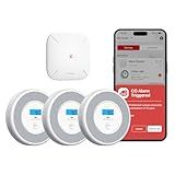 X-Sense Combination Smoke and Carbon Monoxide Detector with Voice Location, Interconnected Smoke Detector Carbon Monoxide Detector Combo with Base Station (Included), Model XP0A-MR31