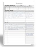 Life Charge Hourly Planner Notepad for Work, Daily Schedule with Time Blocking, Task List & Notes, 60 Pages, 8.5 x 11 Letter