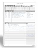 Hourly Planner Notepad. 60 Page Planning Pad w/Appointment Time Block, Task Log List & Note Sections. For Office Work Schedule & Time Management. 8.5 X 11, A4 Sheets.