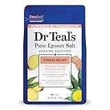 Dr Teal's Pure Epsom Salt, Stress Relief with Essential Oils, 3 lbs