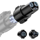 FOCSPROD J1772 to Tesla Charger Adapter, Max 80A 250V Fast Charging J1772 to NACS Adapter for Tesla Model 3/Y/X/S/Cybertruck Charging Adapter, Compatible with J1772 EV Charge to Tesla Adapter -UL 2252