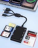 USB-A/USB-C/Lightning Smart ID Card Reader ID Bank SIM Chip SD Card Adapter