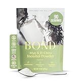 Bond Myo-Inositol & D-Chiro Inositol Powder – Hormone Balance, Cycle Regularity & Ovarian Support Supplement for Women – 40:1 Ratio Formula – Vegan, Sugar-Free, 90 Servings