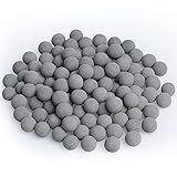 Lystaii 120pcs Shower Head Filter Beads Replacement Anion Mineral Refills Bead Filtration Stone Ball Purifying Water for Filtered Shower Head, Diameter 10 mm 140 Grams