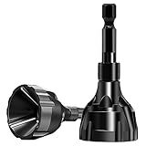 CZS Deburring Tool, HSS Hex Shank Deburring Tool for Metal, Bolt Thread Repair with Quick Release Shank Fits, 2 Pack