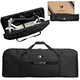 lamaki Electric Scooter Bag Transport & Storage - Universal Size - Heavy Duty Nylon 1680D, Foldable, Metal Zippers, Straps for Handle Bars - Electric Scooter Carrying Bag