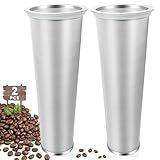 2 PCS Cold Brew Coffee Filter, 304 Stainless Steel Food Grade, Coffee Maker, Tea Maker,Water Filter, Ultra Fine Mesh, Wide Mouth Mason Jar 32oz