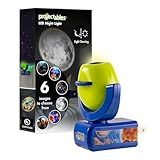 Projectables Six Image LED Plug-In Night Light, Light Sensing, Auto On/Off, Projects Solar System, Earth, Moon, Safari, Aquarium, and Coral Reef on Ceiling, Wall, or Floor 13347