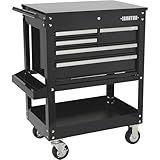 Ironton 30in. 5-Drawer Mechanic's Tool Cart - 33-7/8in.L x 17-5/8in.W x 39-1/8in.H, 700-Lb. Capacity