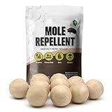 Mole Repellent for Lawns, Gopher Repellent, Groundhog Vole Repellant Outdoor, Keep Moles Out of Garden/Lawn, Pet Safe Mole Repellant, Lasting Protection, Easy to Use-10P