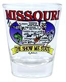Missouri State Elements Map Shot Glass