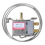 Universal Fridge/Freezer Thermostat Refrigerator Temperature Control WPF-20, Thermostat for Mini Fridge Compatible with WPF16, WPF18, WPF22, WPF24, WPF30, Stainless Steel Shell
