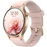 Fitpolo Smart Watch for Women,1.3" AMOLED Touchscreen Fitness Tracker, Make/Answer Calls, Heart Rate SpO2 Monitor, 3ATM Waterproof, Sleep & Activity Tracking Smartwatch for Android Phones iPhone