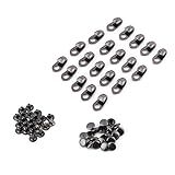 20pcs/set Lace Fittings, Boot Hooks with Rivets for Climb Hiking Shoes Work Outdoor Mountaineering Boots