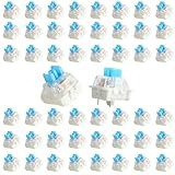 OQXEJPHFN 50 Pcs Keyboard Switches, Keyboard Clicker Keys Replacement, 3 PIN Tactile Switches for Mechanical Gaming Keyboard