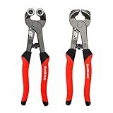 Goldblatt 2 Pieces Tile Nippers Set, Ceramic & Mosaic Cutter Tools