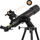Telescope,GALAEYES 100mm Aperture 600mm FL,w/StarFinding Sys, Telescope for Adults High Powered, with Precision Adjust,Aperture 100mm