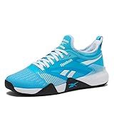 Reebok Nano Court Sport Men's Pickleball or Tennis Shoes for Men, Future Cyan/Footwear White/Black, 10
