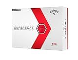Callaway Golf Supersoft Golf Balls (2023, Red)