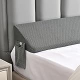 Full Bed Wedge Pillow for Headboard Gap Filler use Under Pillows for Sleep Apnea,After Surgery,Acid Reflux Relief,Leg Swelling,Between Corner Wall and Mattress/Frame for Rent Home Bedroom Decor