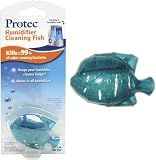 Protec Humidifier Cleaning Fish, Tank Cleaner, Humidifier Cleaner, Fights Slime & Odor, Lasts 30 Days, 1 Count, Color May Vary