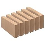 Fire Bricks, Woodstove Firebricks, Size 9″ x 4-1/2″ x 1-1/4″, 6-Pack, Insulating Fire Bricks, 1.25" Thick Clay Firebricks Replacement for Wood Stoves, Fireplaces, Fire Pit, Kiln, Pizza Oven
