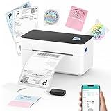 SVANTTO Bluetooth Thermal Shipping Label Printer 4x6, Compatible with Windows/Mac/Android/iOS, High-Speed 4x6 Label Printer for USPS, UPS, Ebay, Etsy, Shopify, Poshmark, Inkless Printing