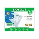 EIOTCLUB Data Only SIM Card - Ideal for Mobile WiFi Hotspots, Routers, USB Sticks, Laptops, Tablets, No Contract | 5G/4G LTE Network in USA Coverage | 3-in-1 SIM Card
