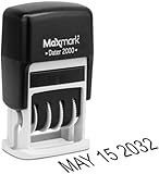MaxMark 2000 Dater Self Inking Date Stamp - Black