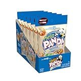 Meiji Hello Panda Cookies, Vanilla Crème Filled - 2.2 oz, Pack of 6 - Bite Sized Cookies with Fun Panda Sports