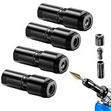 Angle Grinder Conversion Accessories Adapter Kit, Chuck Drill Bit Connecting Tool for 6mm+3mm Conversion - 2025 New 100-Tyle Angle Grinder to Straight Grinder Adapter (4 pack)